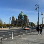 Berlin Cathedral and Berlin TV Tower viewed from central Berlin