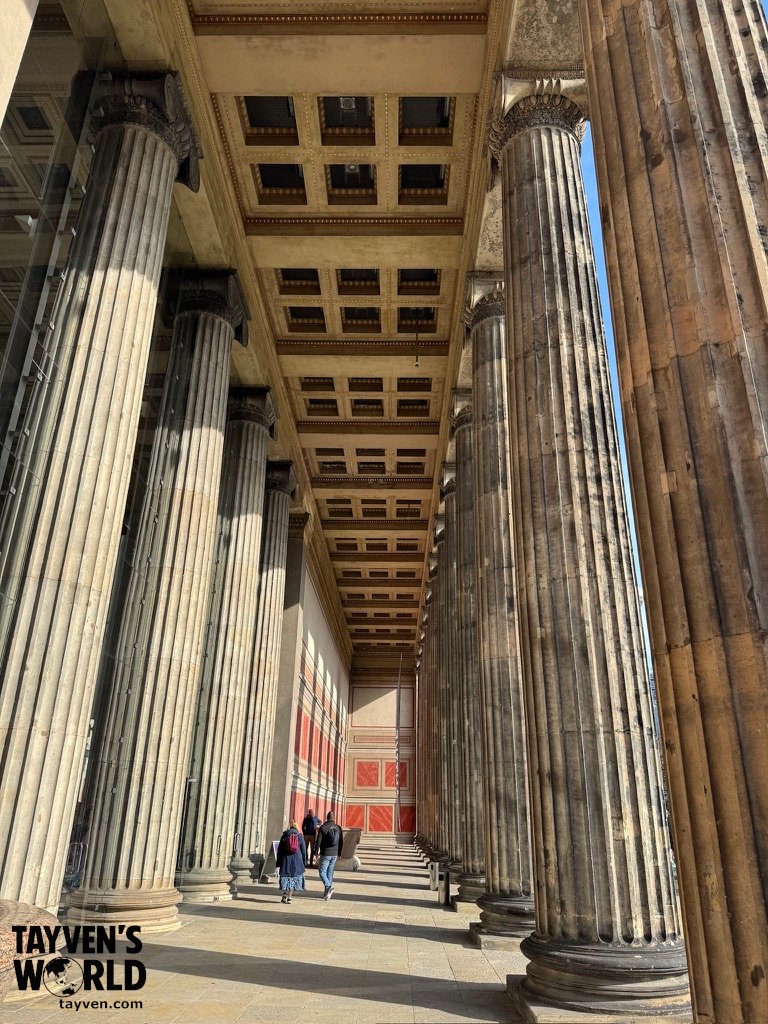 Neue Museum building on Museum Island in Berlin